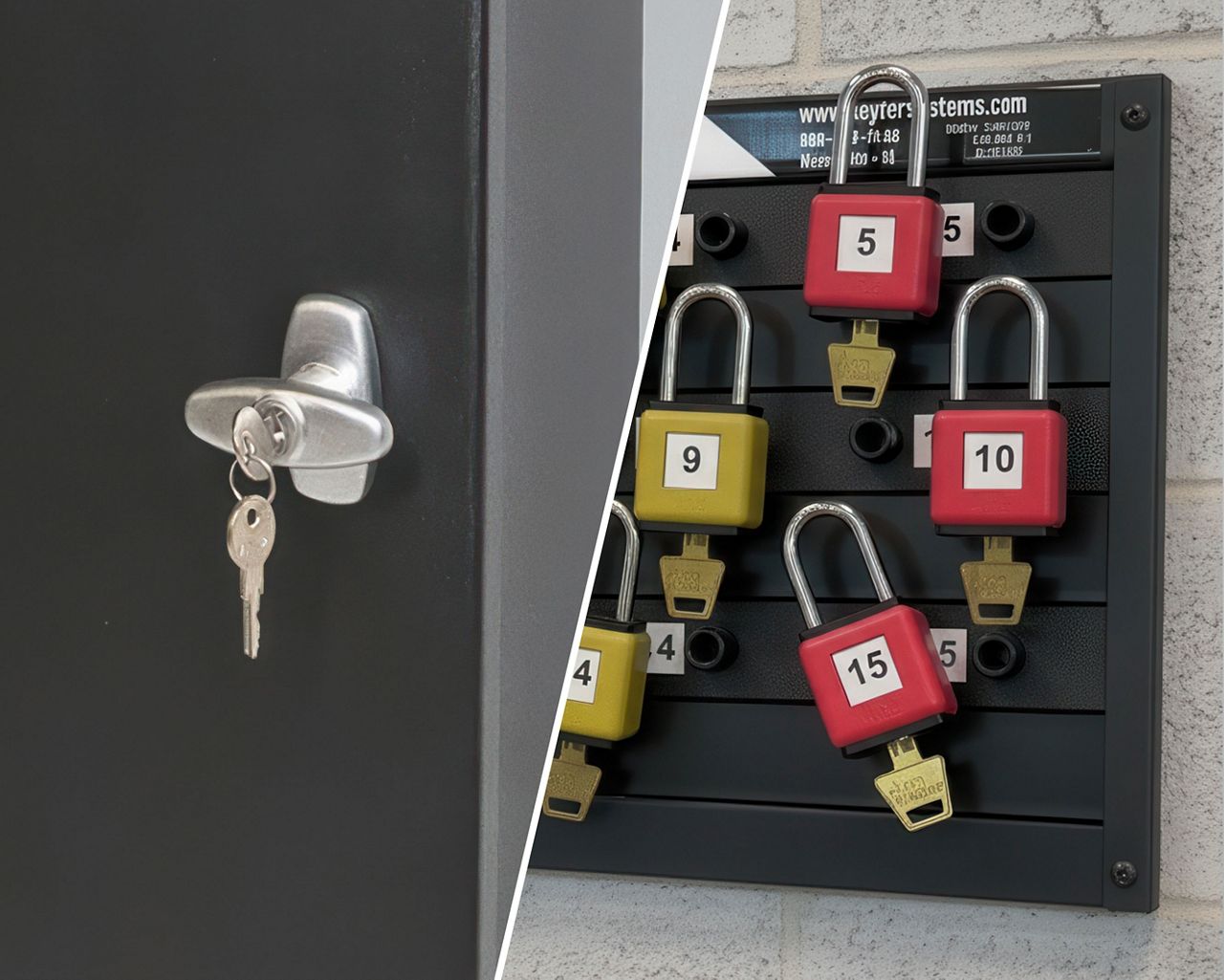KEYper Mechanical mounting options