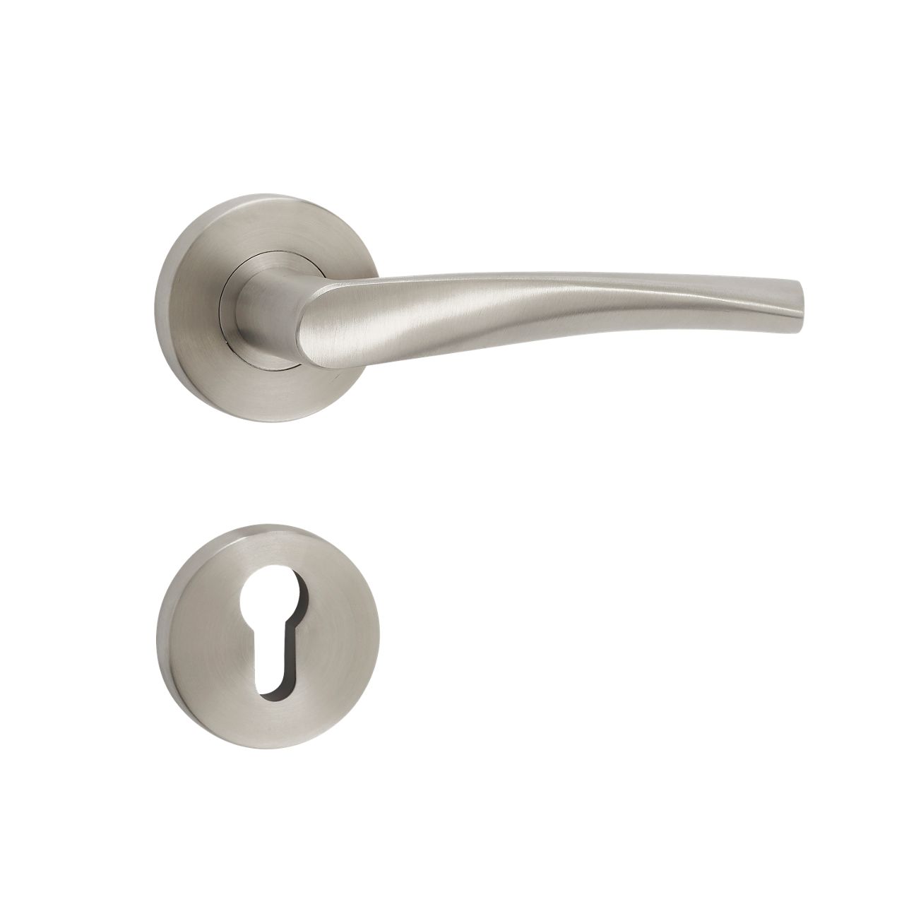 Supa™ Lever on Rose Door Handle & Escutcheon Set