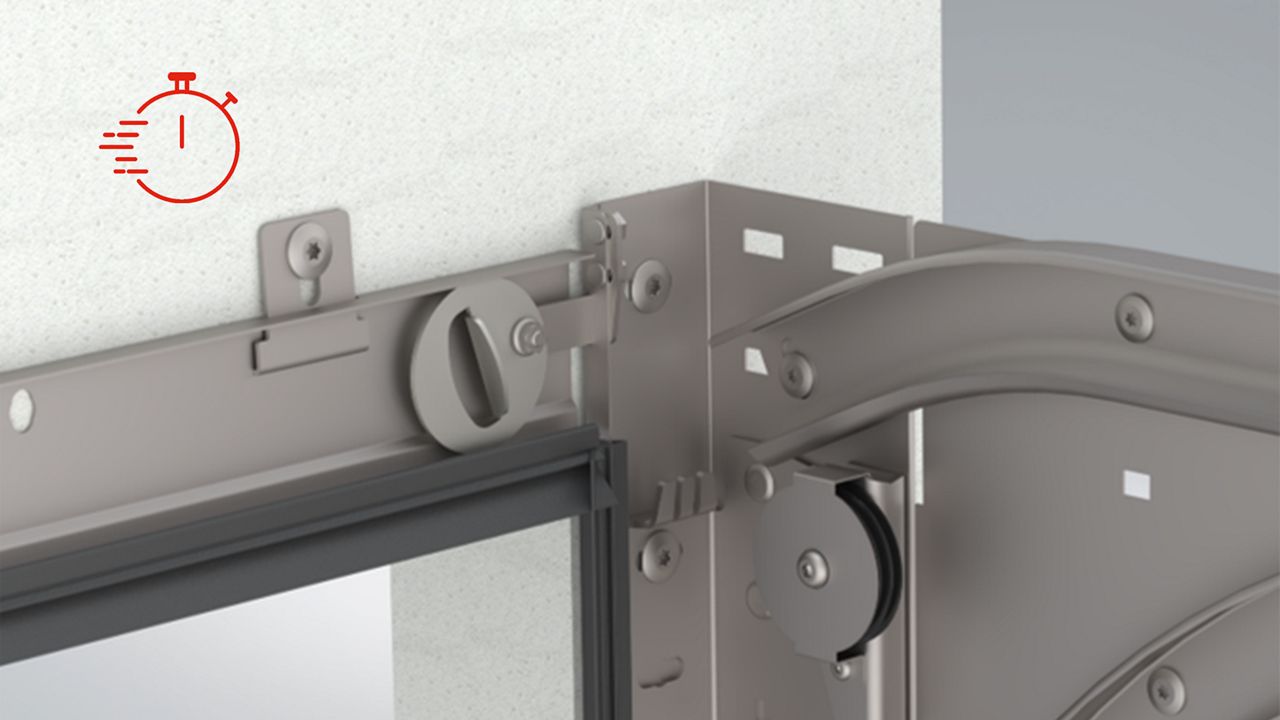 New lintel adjustment stepless