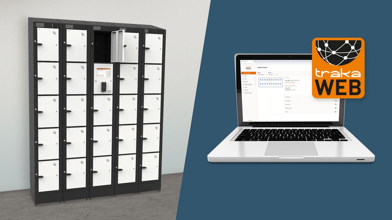 Sistemas de guarda-volumes gerenciados pelo software de administração TrakaWEB