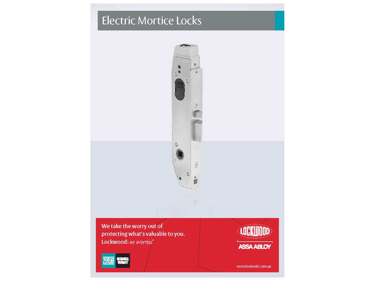 Lockwood Electric Mortice Locks