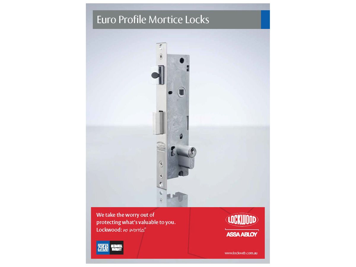 Lockwood Euro Profile Mortice Locks