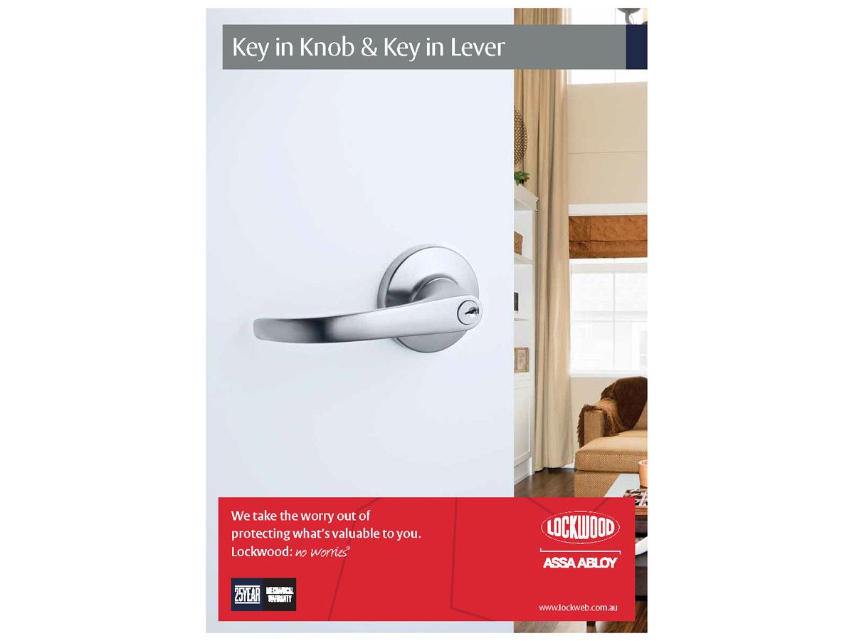 Lockwood Key in Knob & Key in Lever