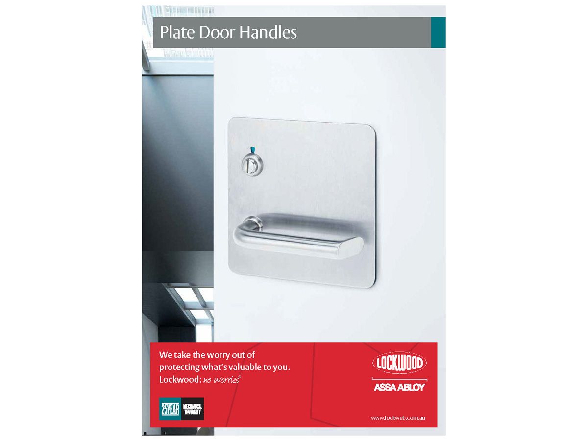 Lockwood Plate Door Handles