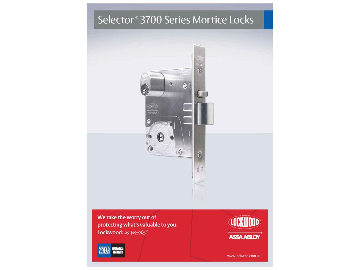 Lockwood Selector 3700 Series Mortice Locks