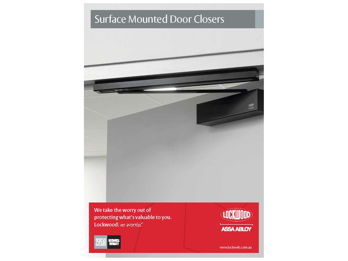 Lockwood Surface Mounted Door Closers