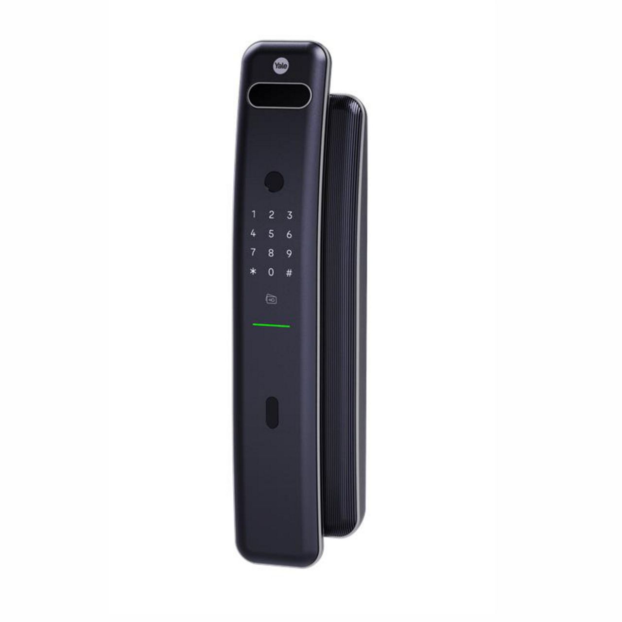 Yale Luna Pro+, the face recognition lock which uses Yale FaceScan technology powered by 3D structured light to enhance the security of your entrance.