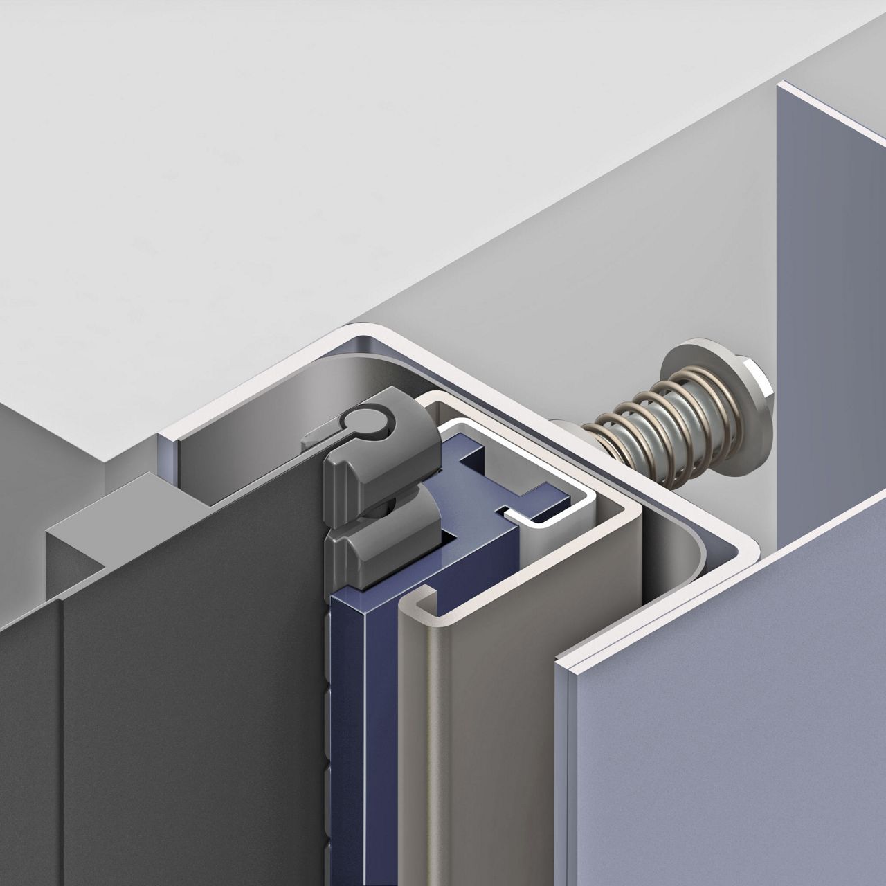 A detailed illustration of a part of an All weather door.