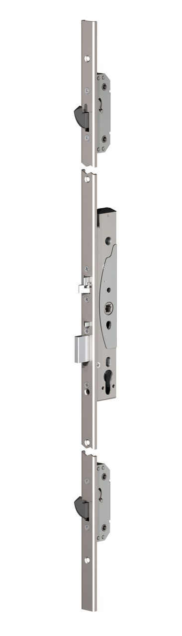 Încuietoare electromecanică multipunct cu motor ABLOY MP420 profil îngust