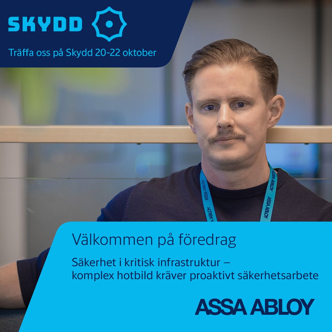 Markus Ekström från ASSA ABLOY