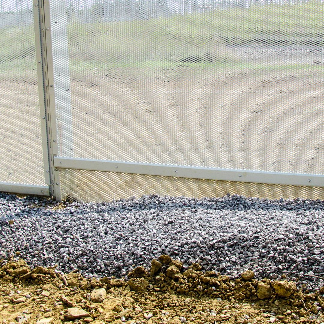 Matrix with expanded metal steel mesh