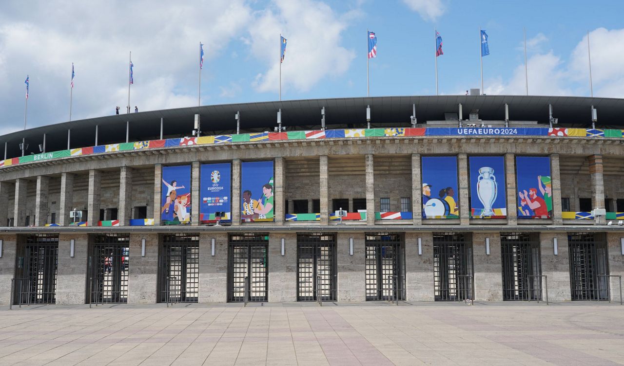 Full height security turnstiles sports stadium