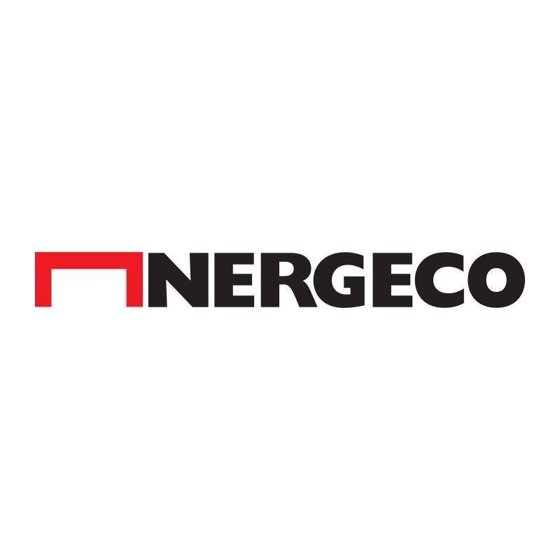 A logo of the Nergeco brand. 