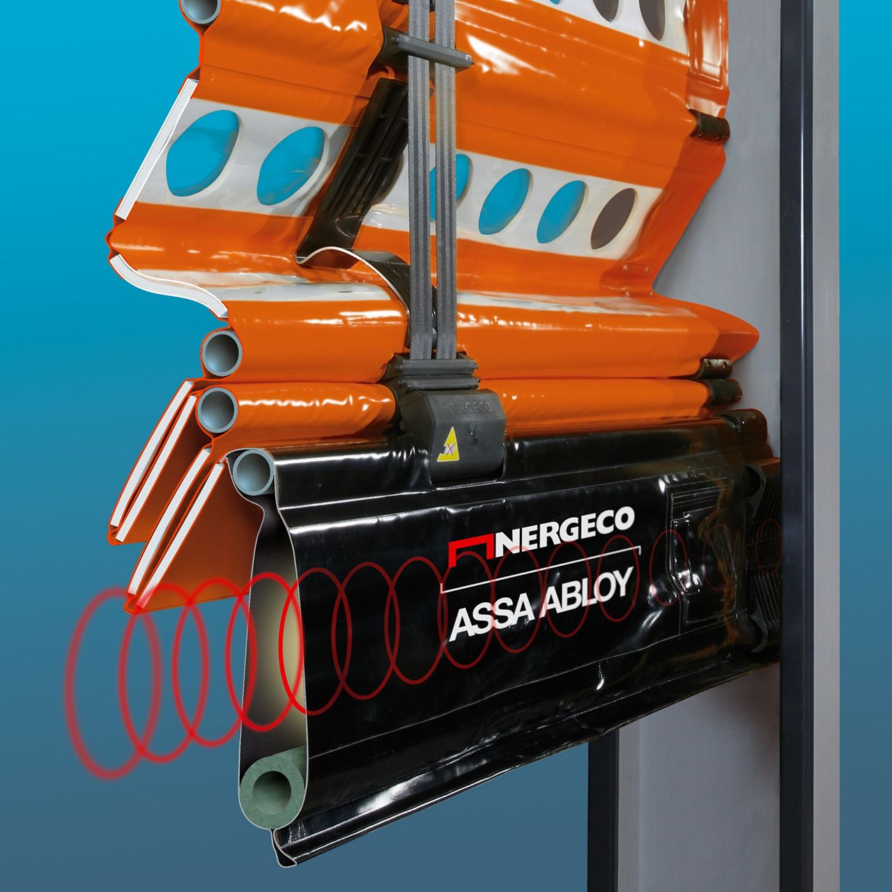 Image: Porte rapide composite à repliement