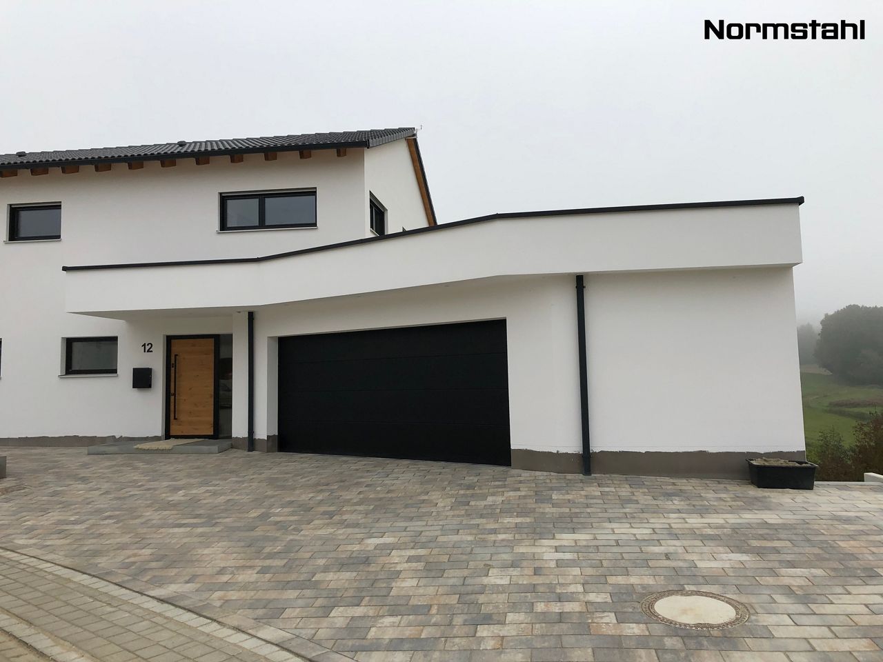 Normstahl garage door Smart Style in Jet Black