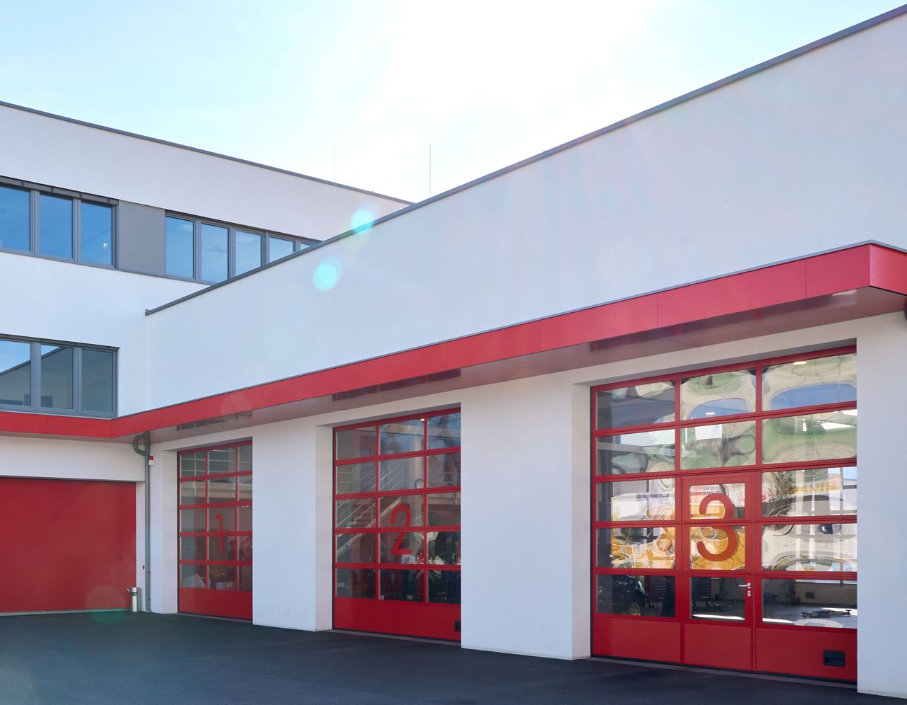 Normstahl Industriport OSF42A Palopunainen