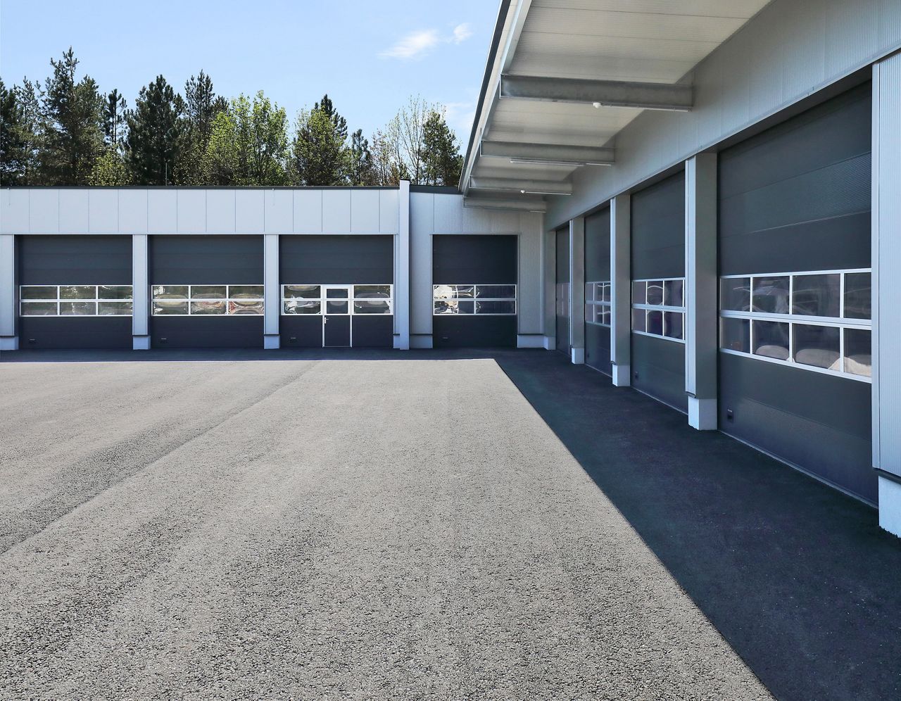 Normstahl Industriport OSP42A Antrasittgrå