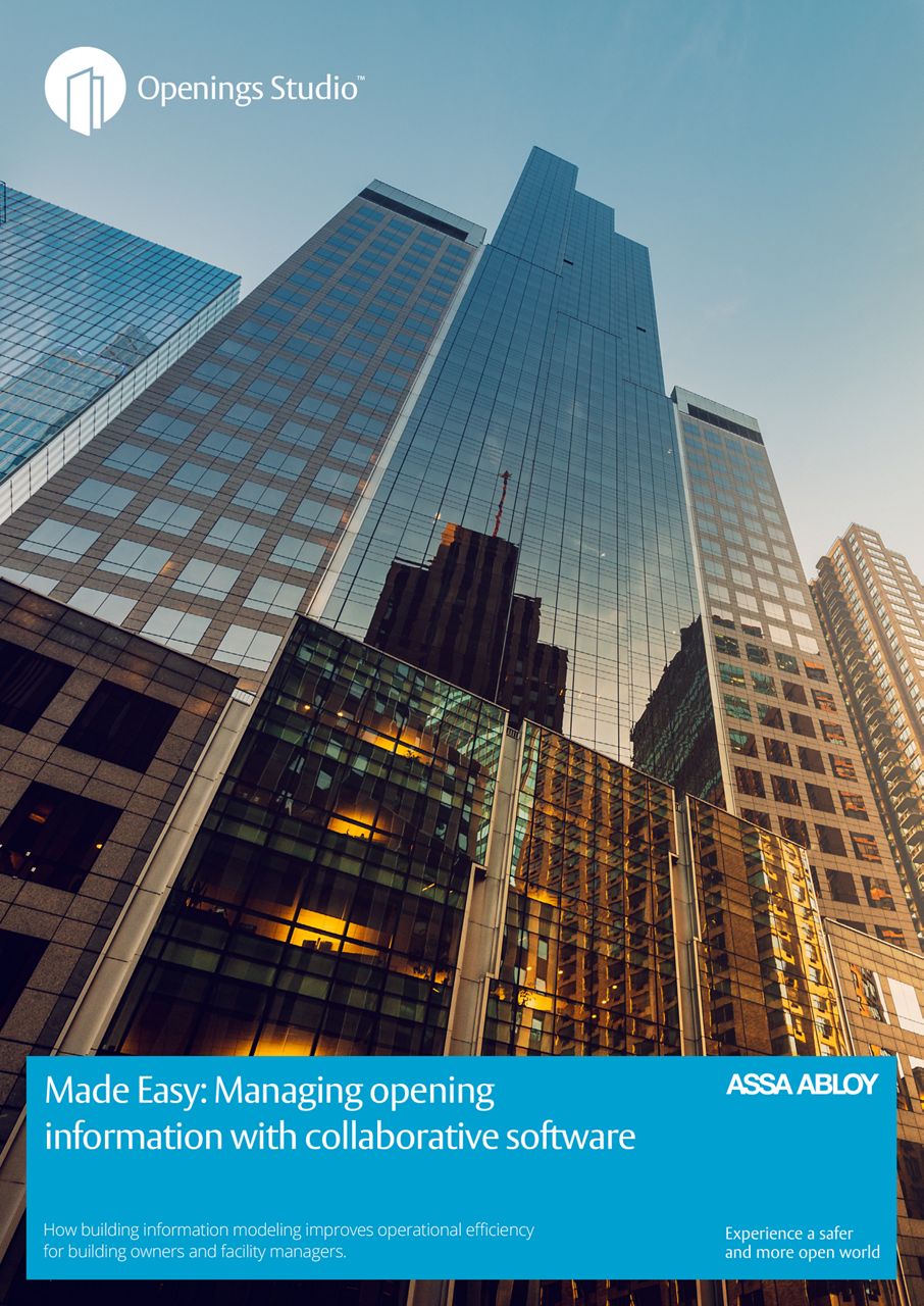 Download our whitepaper about solutions for owners, facility managers and builders