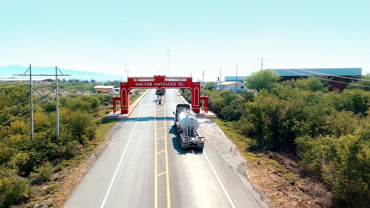 Truck on Mexico's roads
