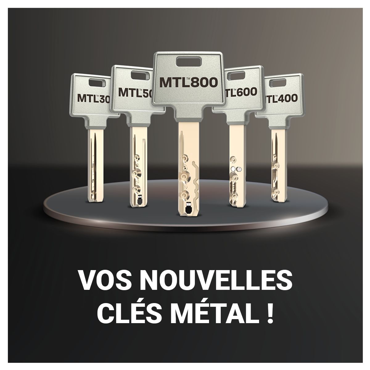Clés métal