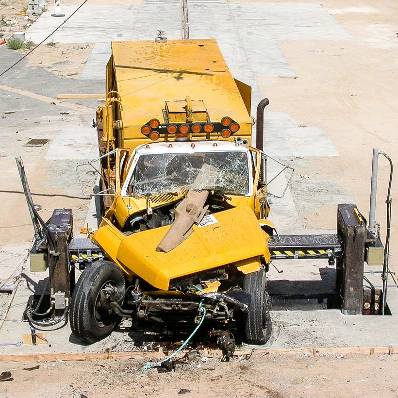 Patiot beam barrier crash test