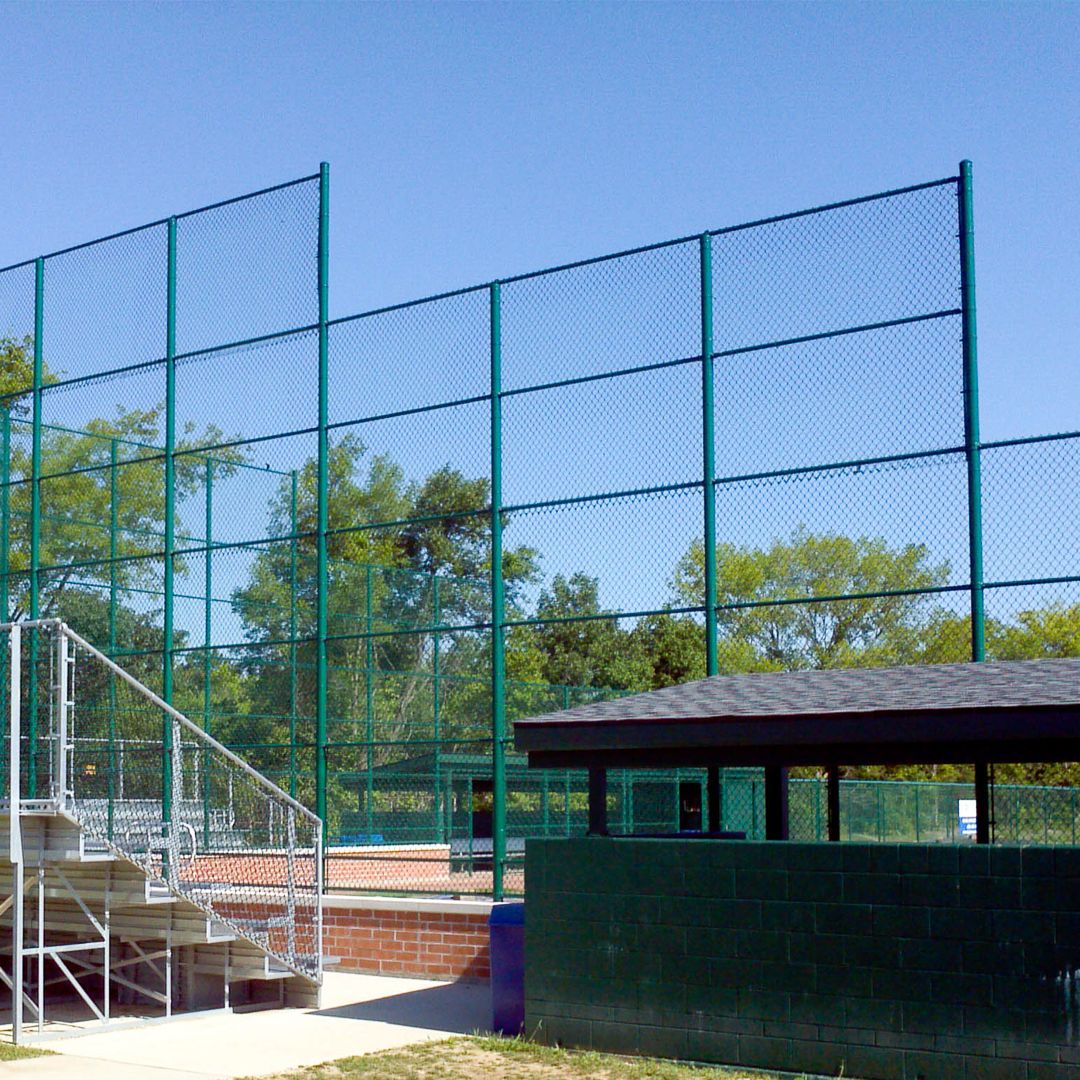 PermaCoat chain link framework in green