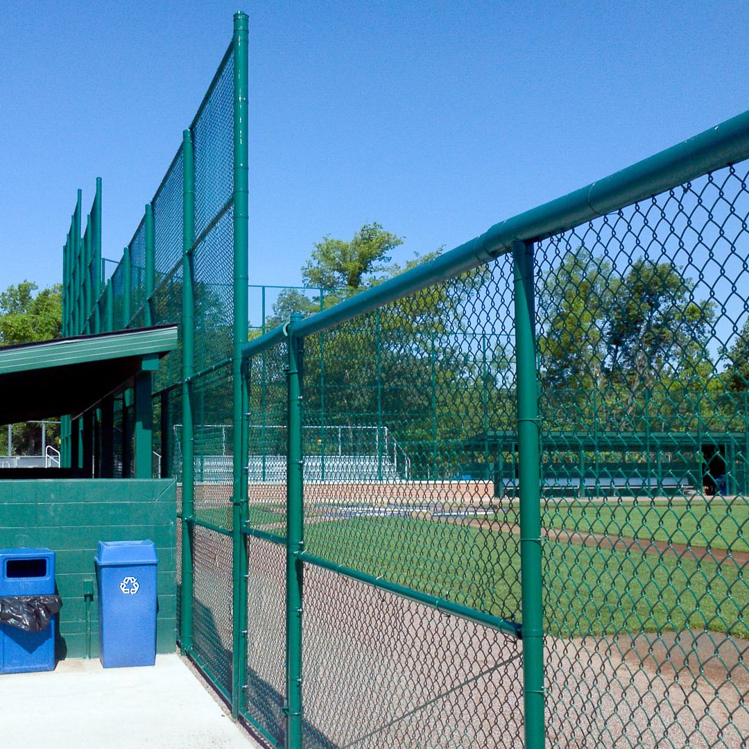 PermaCoat chain link framework in green