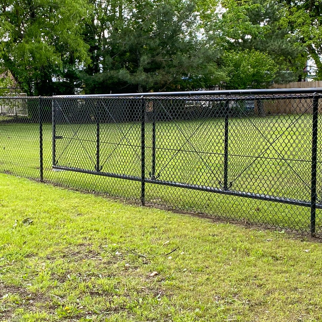 PermaCoat chain link framework in black