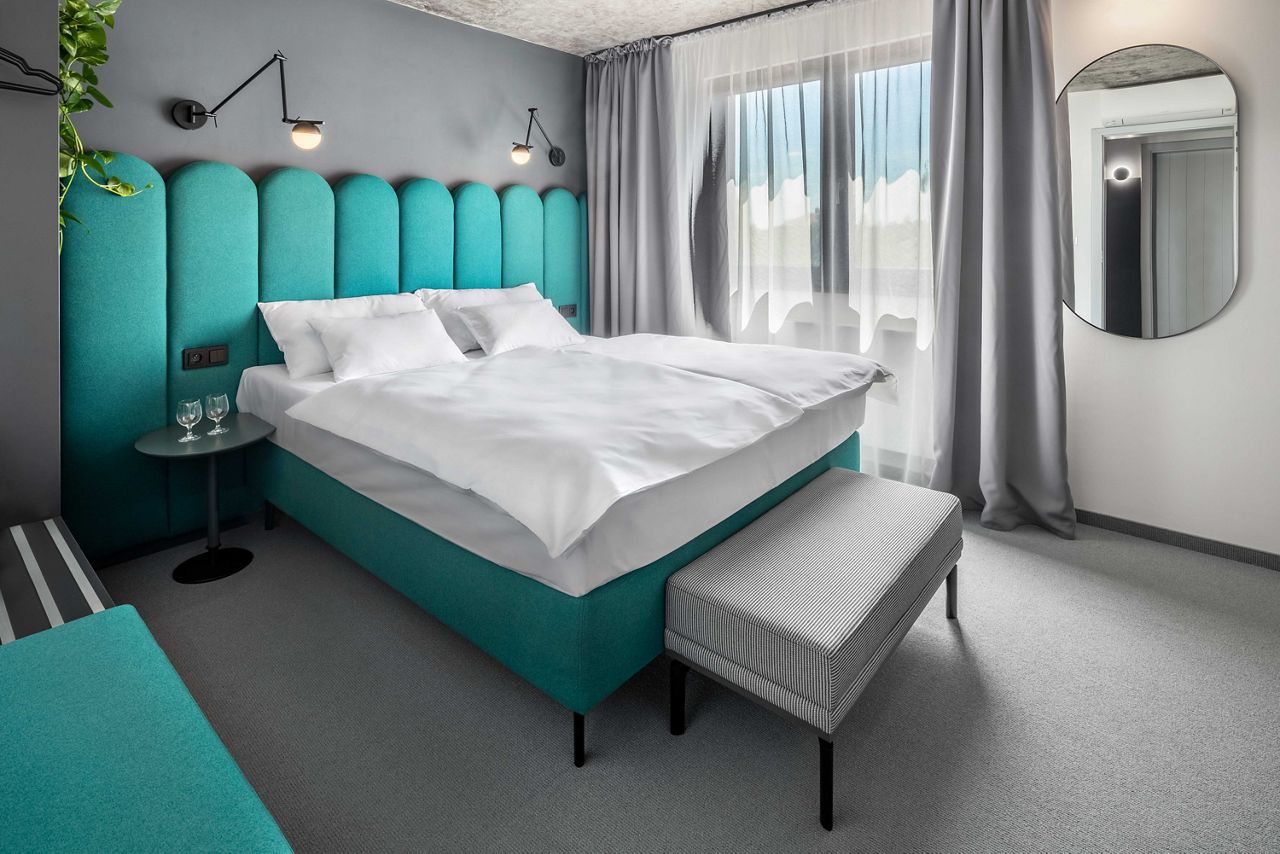 Pokoj v hotelu polstrin s bezdrátovým přístupem