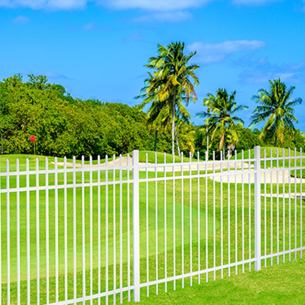 Jerith Premier aluminum fence in style #101