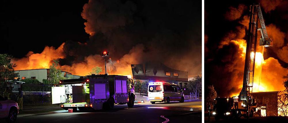 Yatala Factory Fire - Brisbane