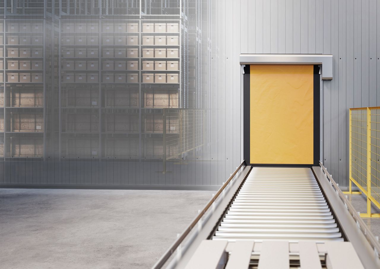 Conveyor-Integrated High-Speed Door