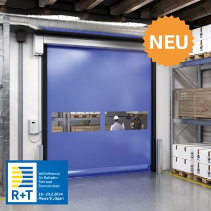 Rychloběžná vrata Normstahl HSC704 na veletrhu R+T 2024