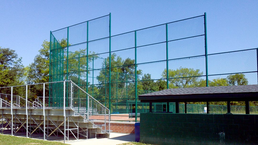 PermaCoat chain link framework in green