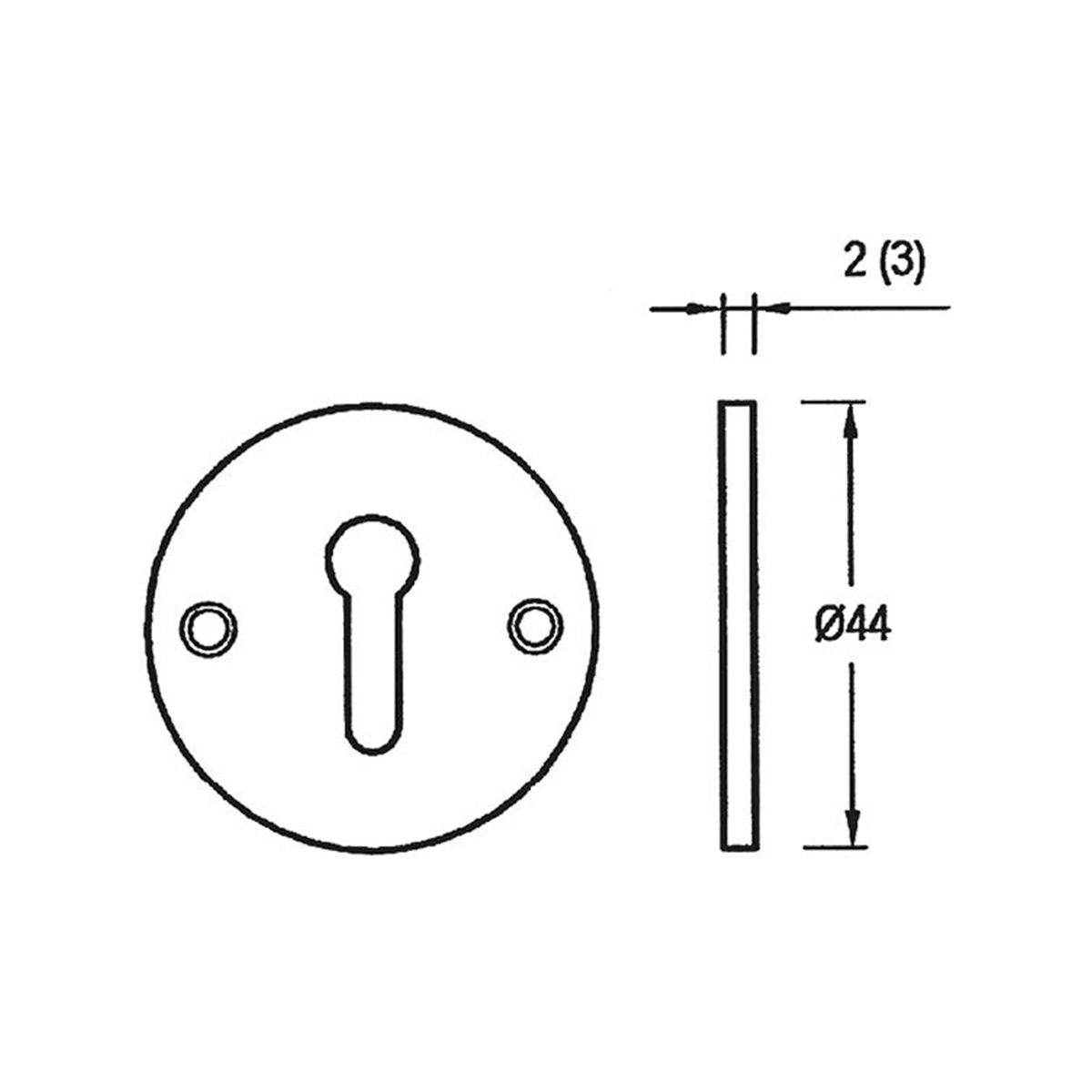 Image: Round Escutcheon
