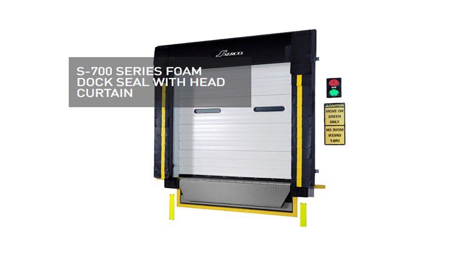 S-700 series Foam Dock Seal with Head Curtain