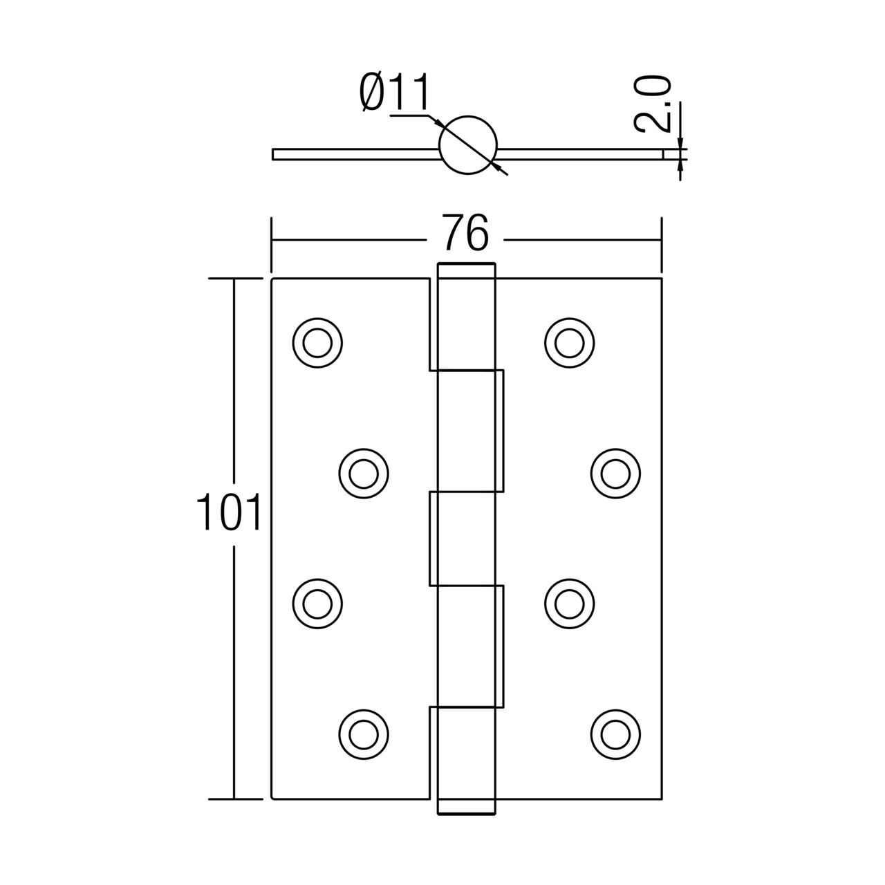 Image: SGDH-743020-SS 4 x 3 x 2mm