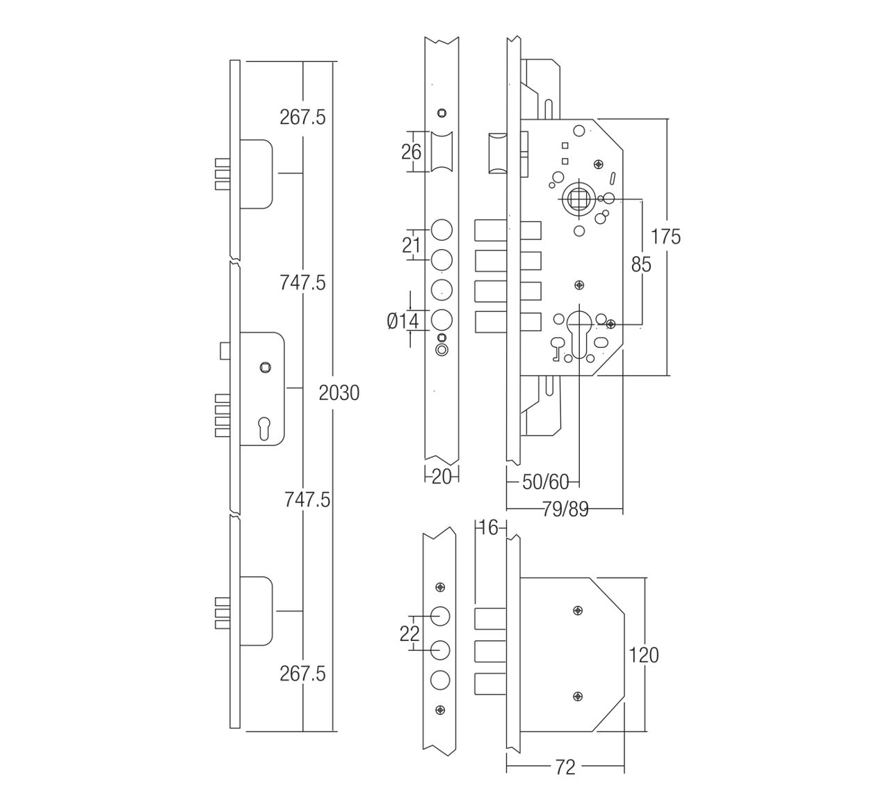 SGML-FBMP8560/00/SS 60mm