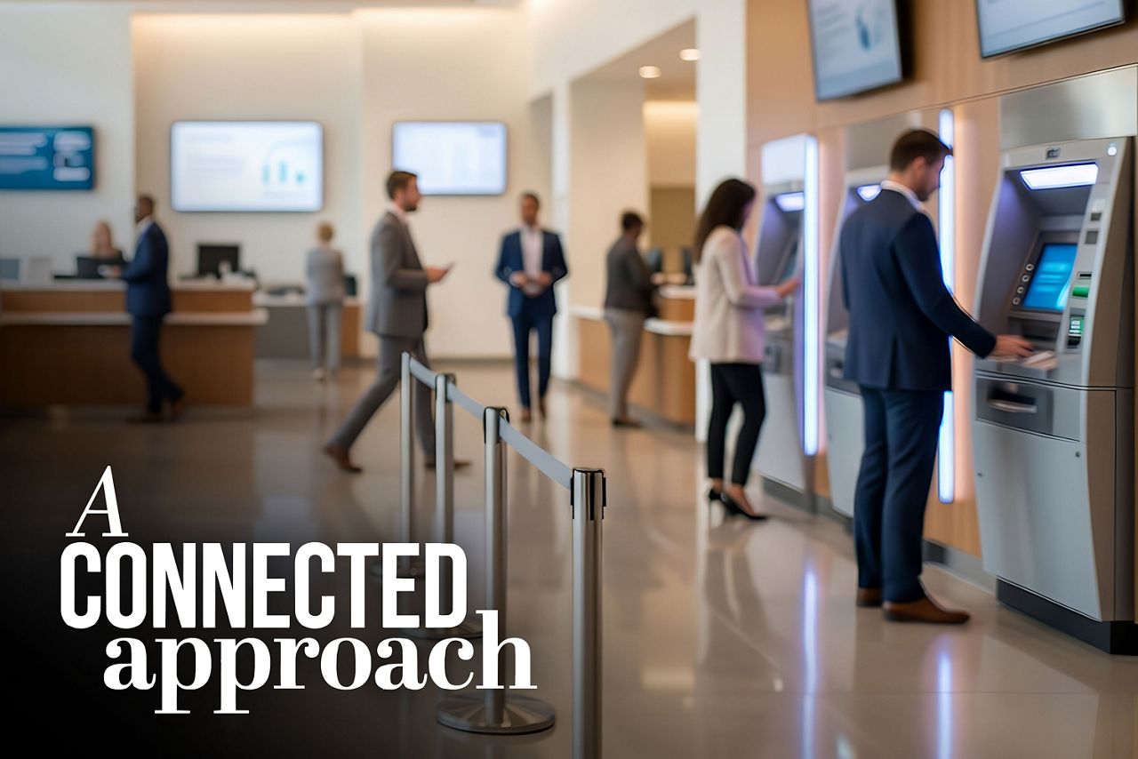 Retail banking lobby