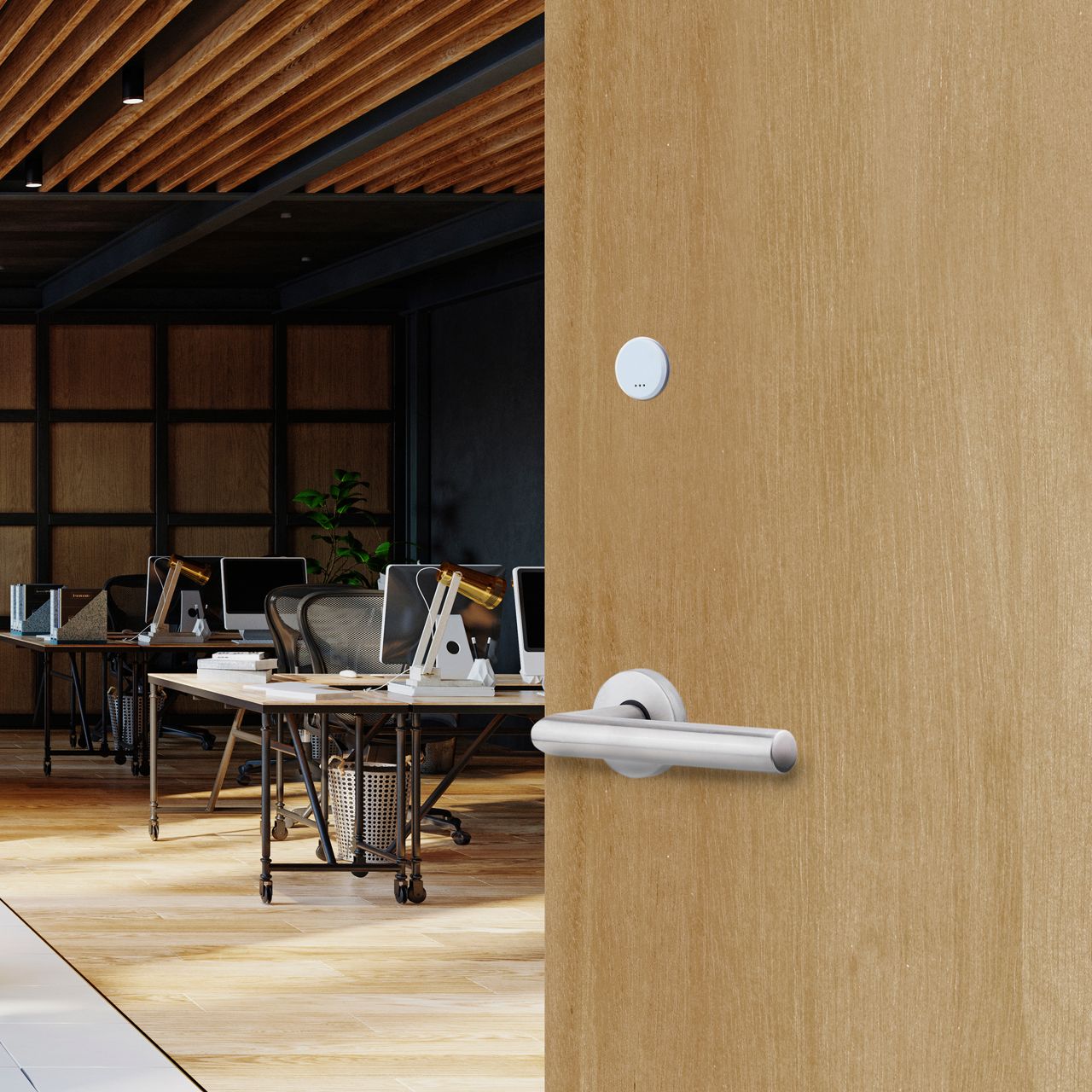 Image: SMARTair i-mininal with white reader