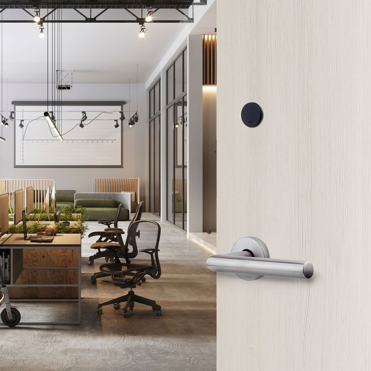 Image: SMARTair i-minimal with black reader