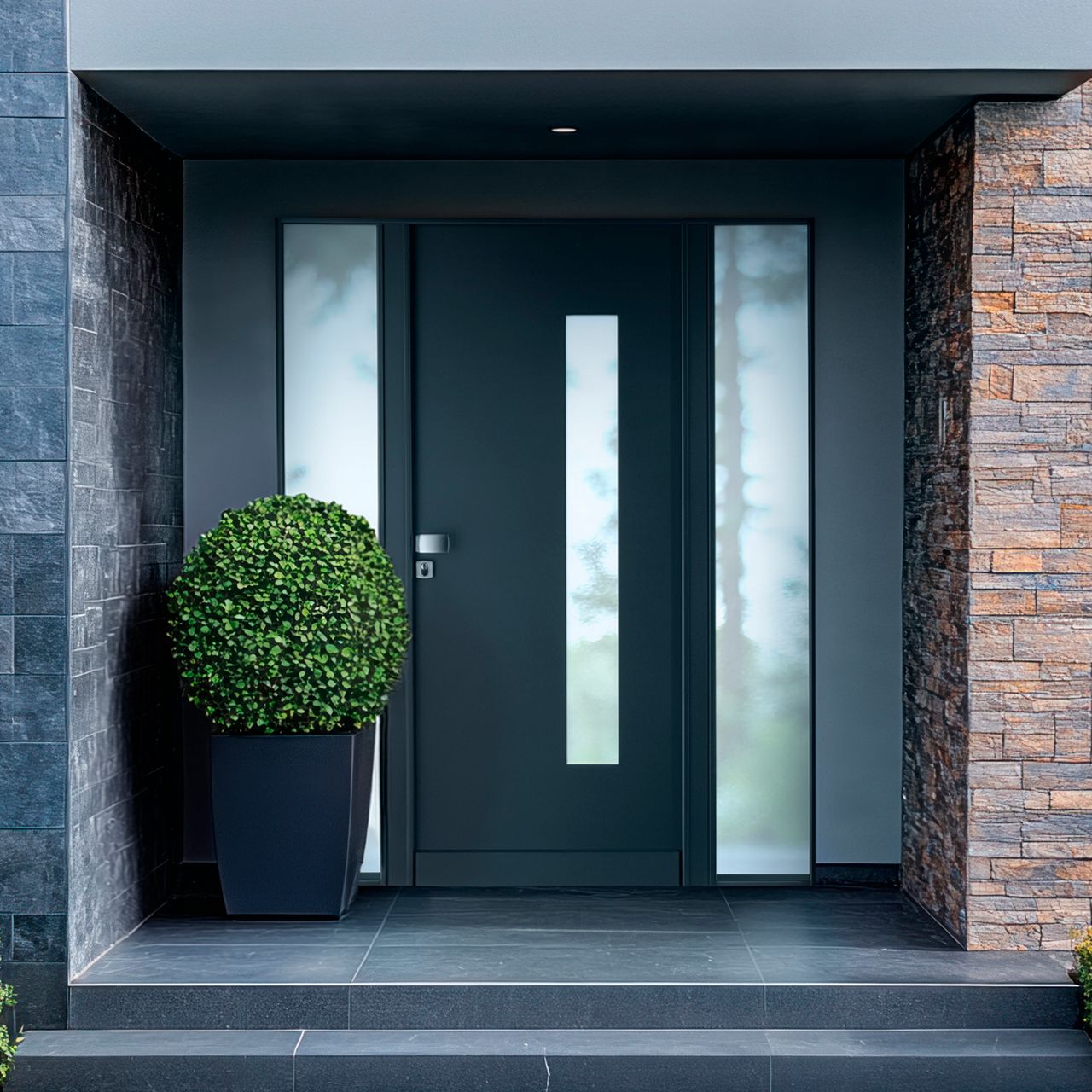 Porte blindée Fichet de maison sécuritaire Stylea S2L modèle J