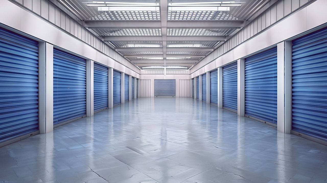 self storage hallway
