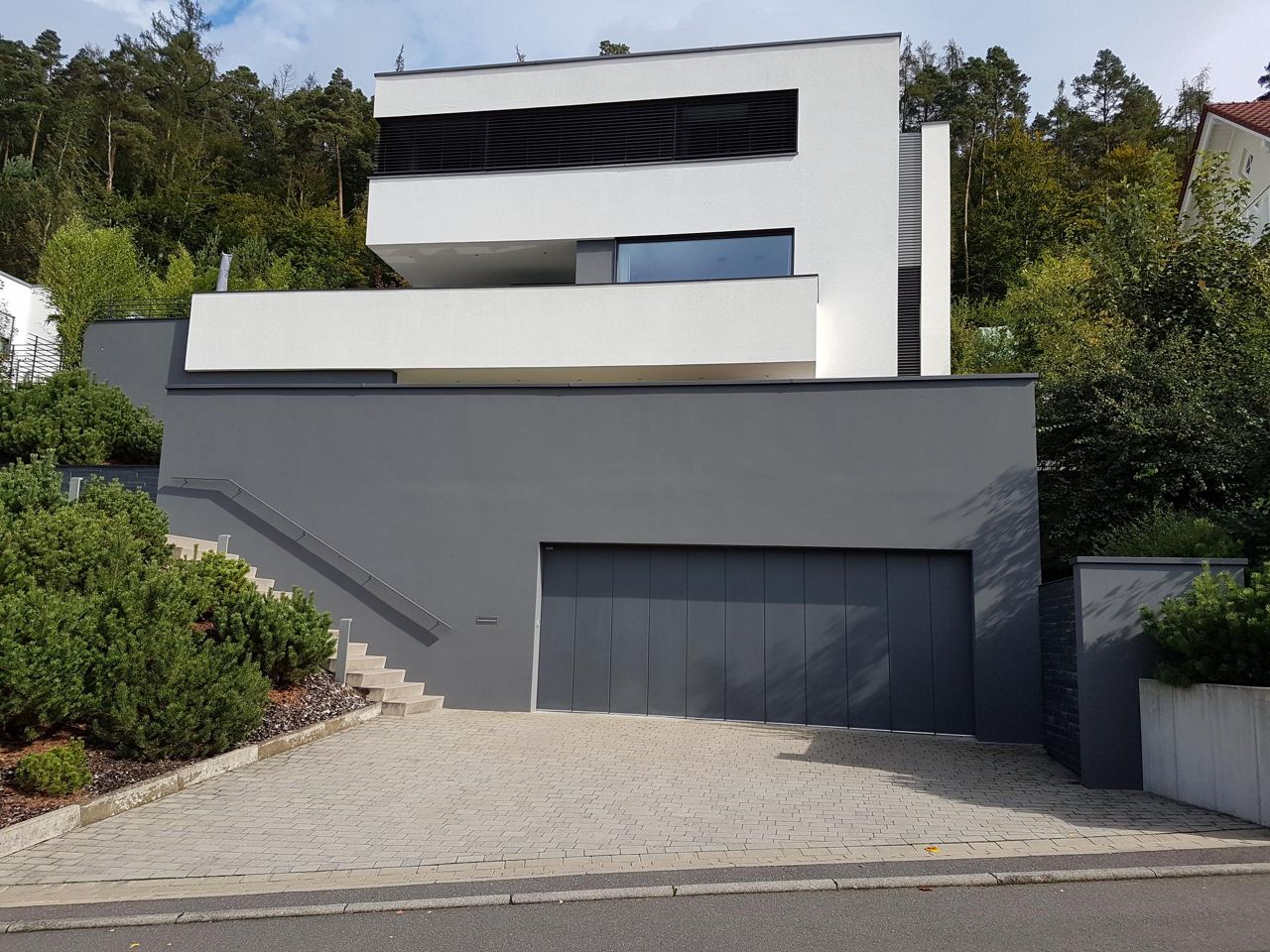 Normstahl Seitensektionaltor Doppelgarage