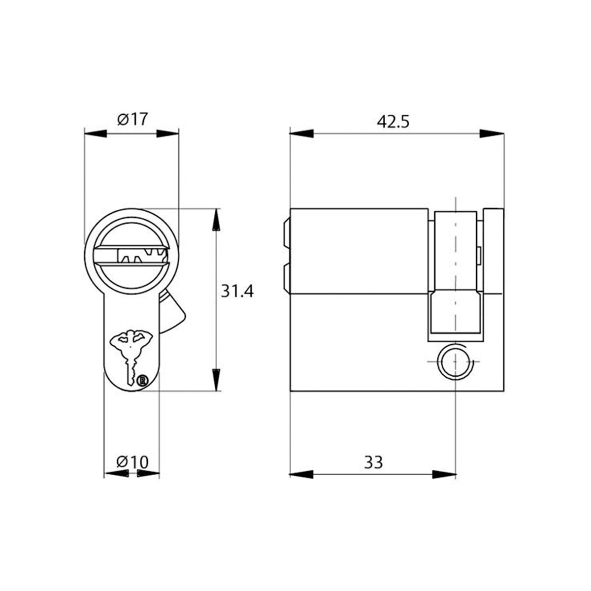 Image: Single Cylinder Euro Profile