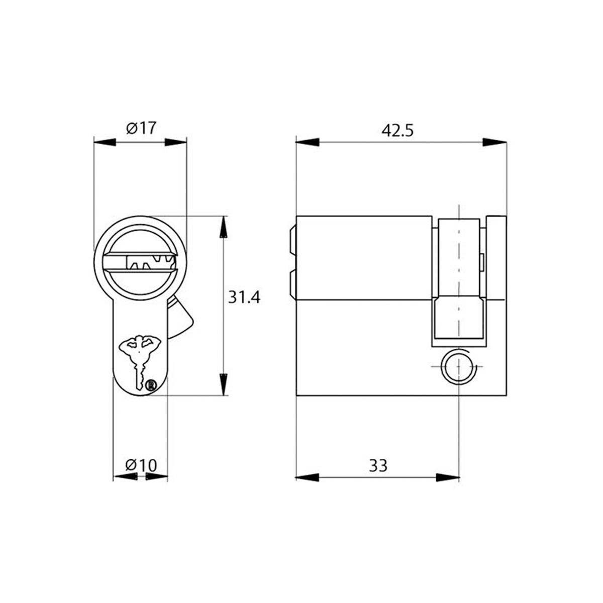 Image: Single Cylinder Euro Profile