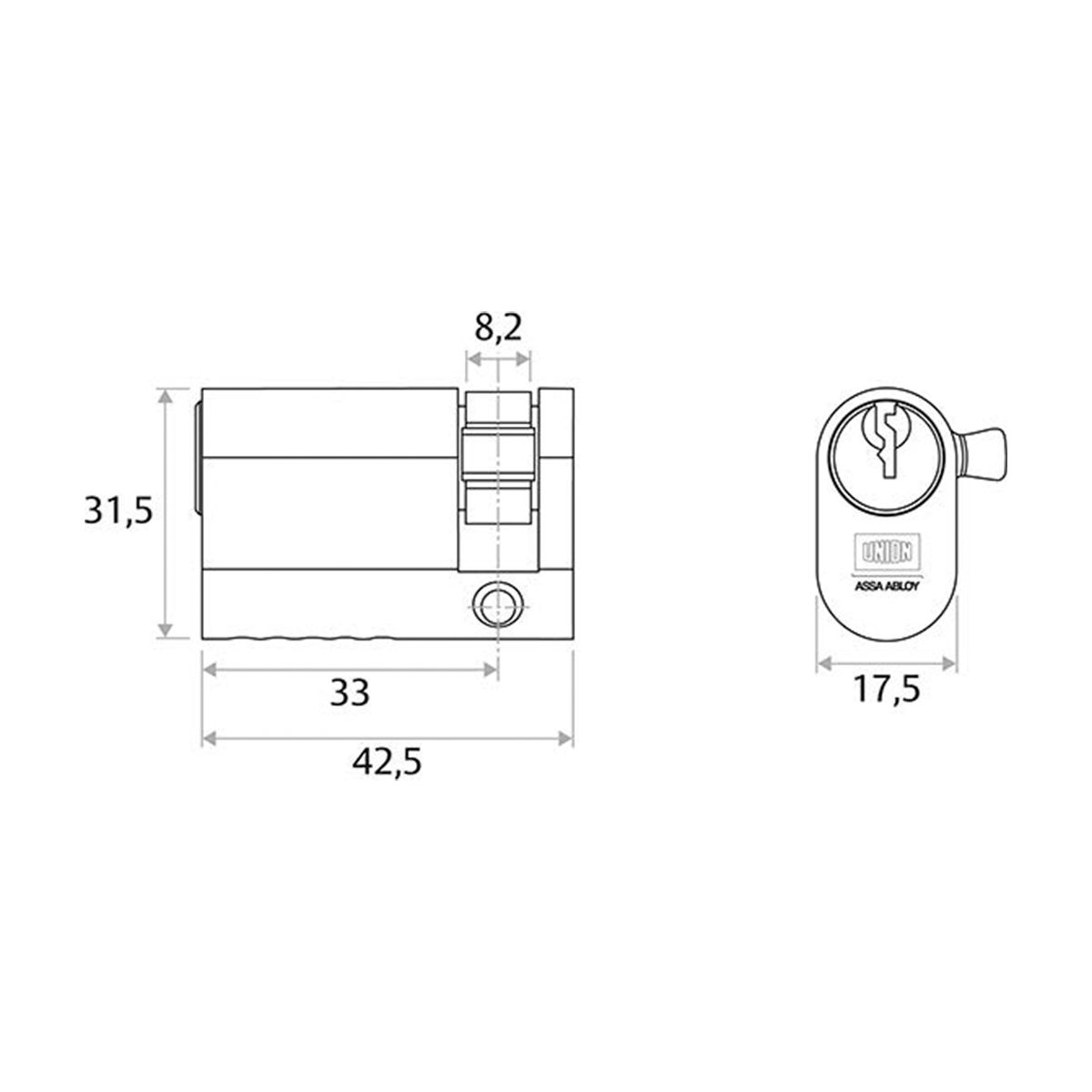 Image: Single Cylinder Oval Profile