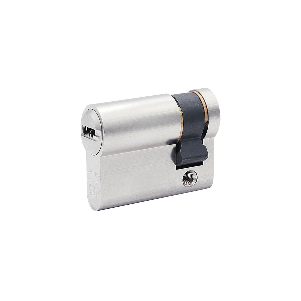CY106 Sirio - Half Euro Cylinder Satin Nickel