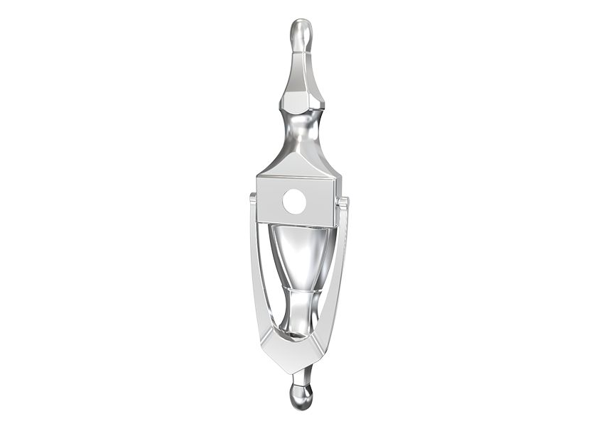 Supa Stainless Steel Slimline Door Knocker