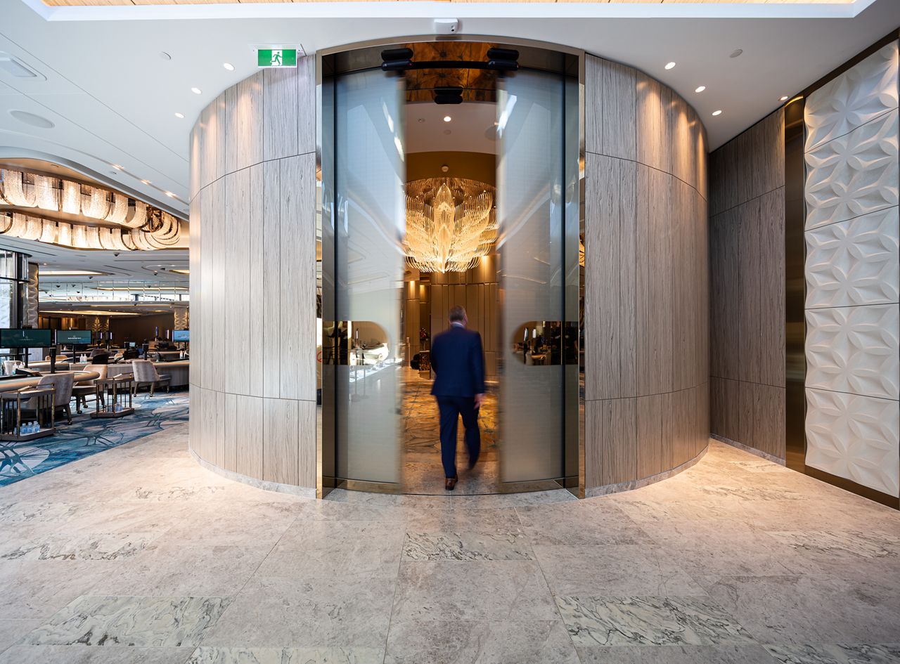 Porte coulissante cintrée Record